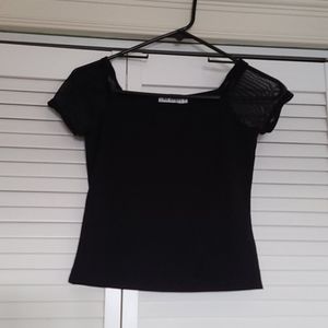 Cute US Boys black crop top